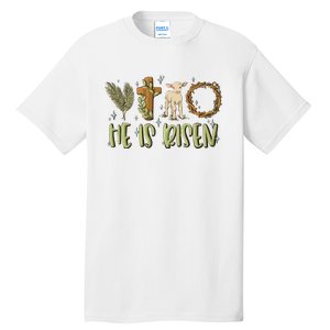 He Is Risen Christian Tall T-Shirt