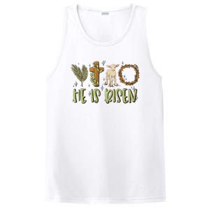 He Is Risen Christian PosiCharge Competitor Tank