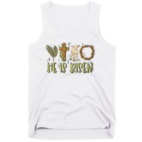 He Is Risen Christian Tank Top