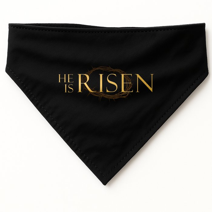 He Is Risen Jesus Christ Easter USA-Made Doggie Bandana
