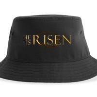 He Is Risen Jesus Christ Easter Sustainable Bucket Hat