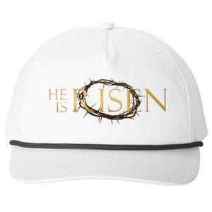 He Is Risen Jesus Christ Easter Snapback Five-Panel Rope Hat