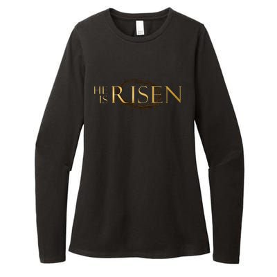 He Is Risen Jesus Christ Easter Womens CVC Long Sleeve Shirt