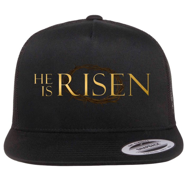 He Is Risen Jesus Christ Easter Flatbill Hat