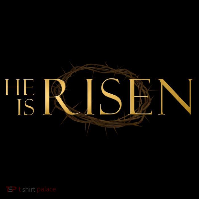 He Is Risen Jesus Christ Easter Youth Performance Sprint T-Shirt
