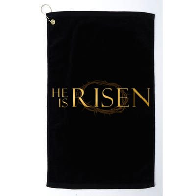 He Is Risen Jesus Christ Easter Platinum Collection Golf Towel