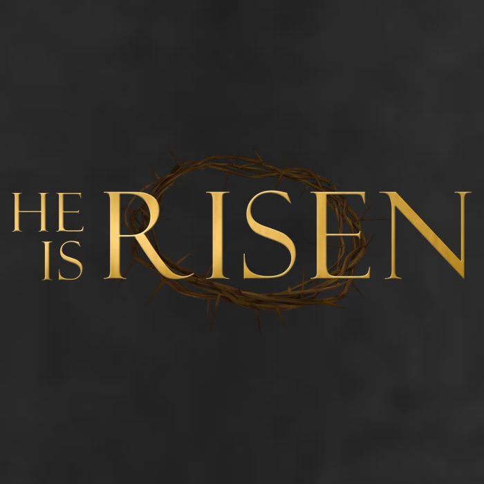 He Is Risen Jesus Christ Easter Golf Towel