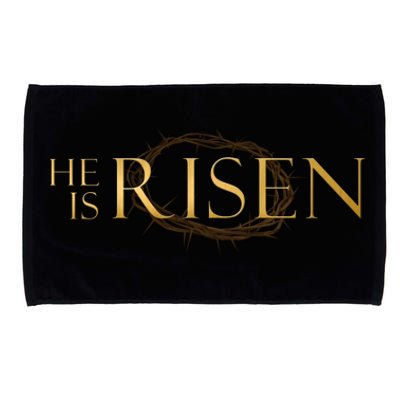 He Is Risen Jesus Christ Easter Microfiber Hand Towel