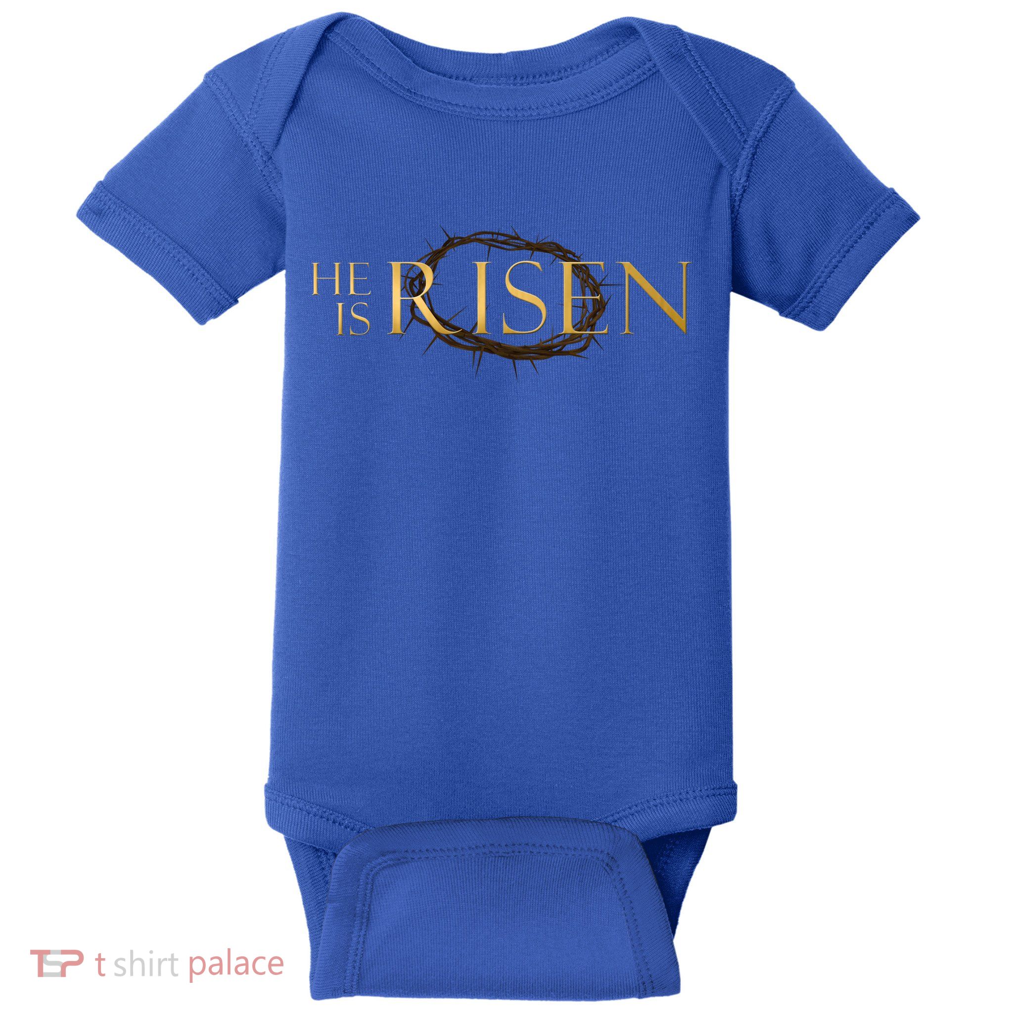 He Is Risen Jesus Christ Easter Baby Bodysuit