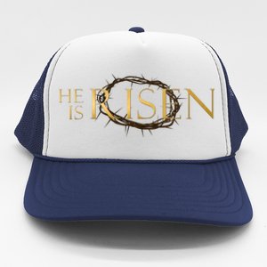 He Is Risen Jesus Christ Easter Trucker Hat