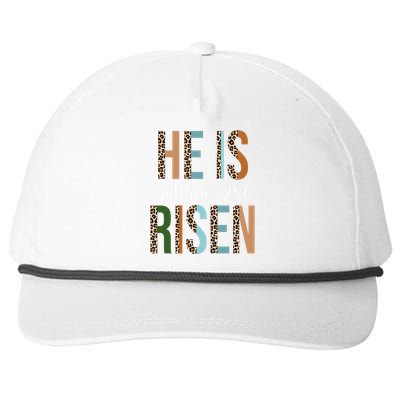 He Is Risen Matthew Bible Verse Snapback Five-Panel Rope Hat