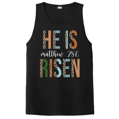 He Is Risen Matthew Bible Verse PosiCharge Competitor Tank