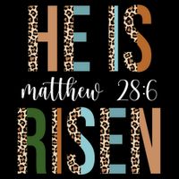 He Is Risen Matthew Bible Verse Wool Snapback Cap