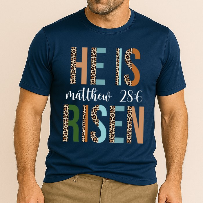 He Is Risen Matthew Bible Verse Performance Shirt
