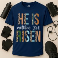 He Is Risen Matthew Bible Verse Performance Shirt