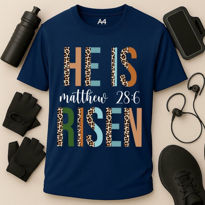 He Is Risen Matthew Bible Verse Performance Shirt