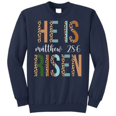 He Is Risen Matthew Bible Verse Sweatshirt