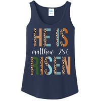 He Is Risen Matthew Bible Verse Ladies Essential Tank