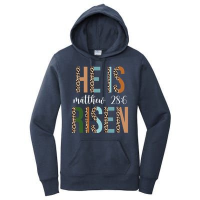 He Is Risen Matthew Bible Verse Women's Pullover Hoodie
