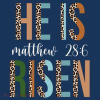 He Is Risen Matthew Bible Verse Premium T-Shirt