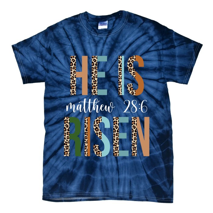He Is Risen Matthew Bible Verse Tie-Dye T-Shirt