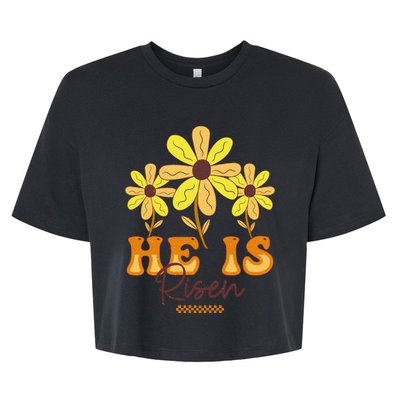 He Is Risen Bella+Canvas Jersey Crop Tee