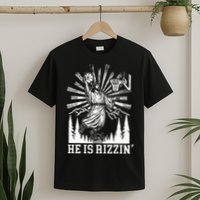 He Is Rizzin Funny Jesus Basketball Christian Religious T-Shirt