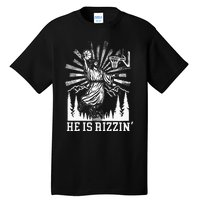 He Is Rizzin Funny Jesus Basketball Christian Religious Tall T-Shirt