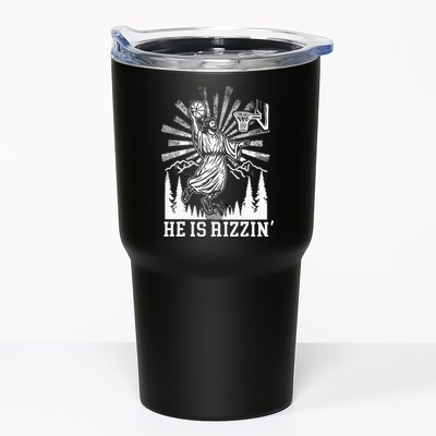 He Is Rizzin Funny Jesus Basketball Christian Religious Tumbler