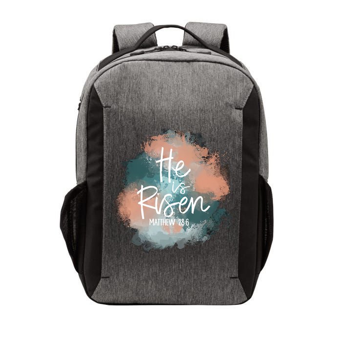 He Is Risen Easter Day Jesus God Easter Christian Family Tie Dye Vector Backpack