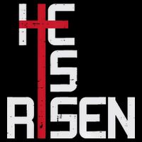 He Is Risen Cross Jesus Easter Christian Religious Men Teens T-Shirt