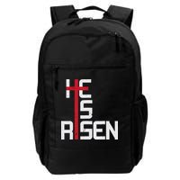 He Is Risen Cross Jesus Easter Christian Religious Men Teens Backpack