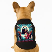 He Is Rizzin Happy Easter Day Jesus Is Risen Doggie Tank