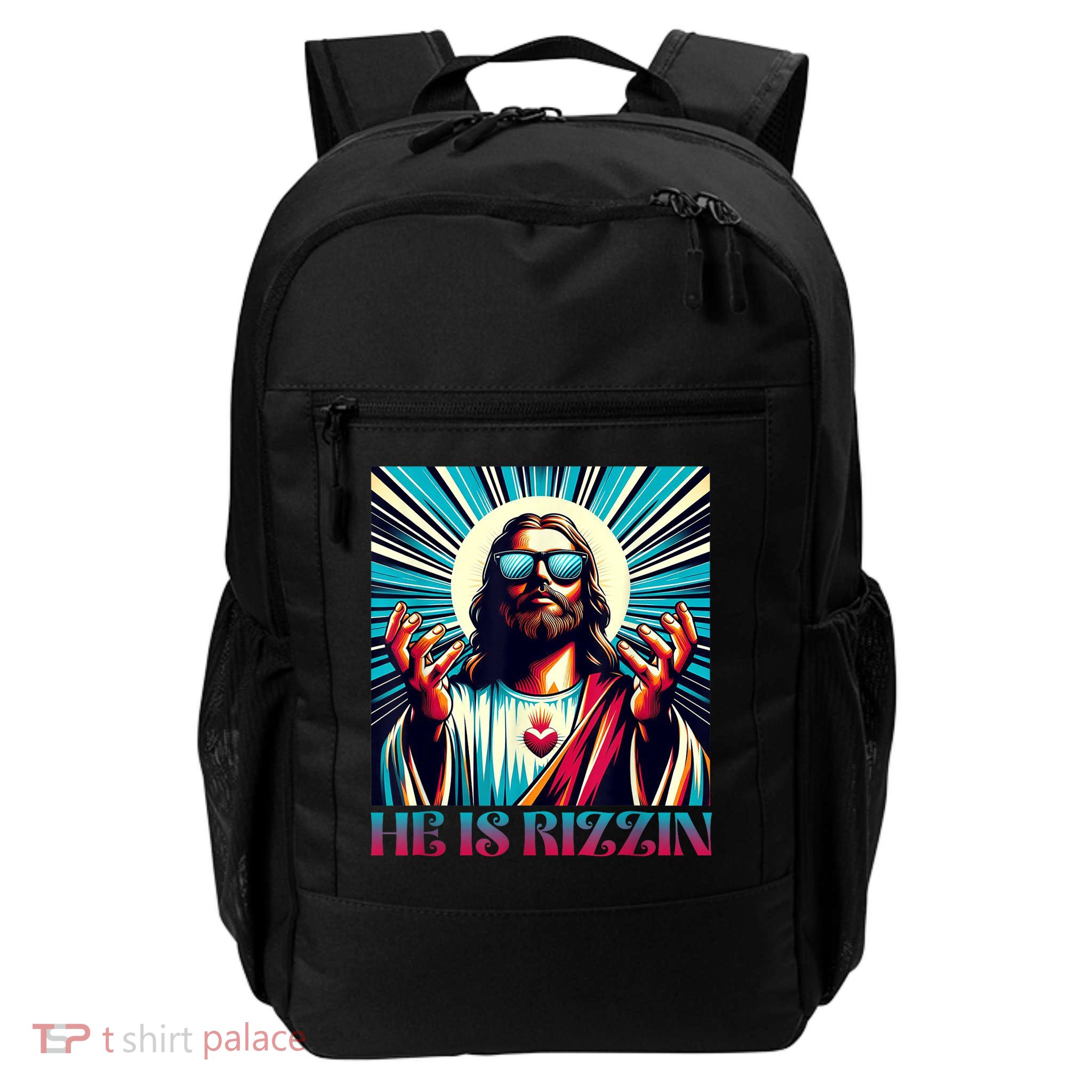 He Is Rizzin Happy Easter Day Jesus Is Risen Backpack