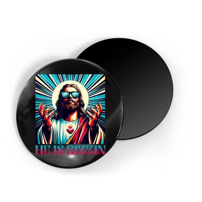 He Is Rizzin Happy Easter Day Jesus Is Risen Magnet
