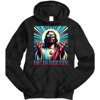 He Is Rizzin Happy Easter Day Jesus Is Risen Tie Dye Hoodie