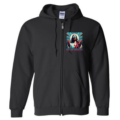 He Is Rizzin Happy Easter Day Jesus Is Risen Full Zip Hoodie