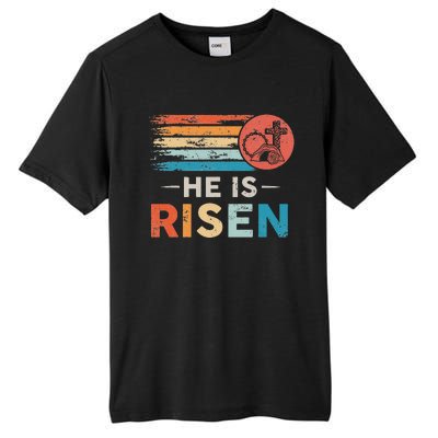 He Is Risen Sun Resurrection Easter Christian Tall Fusion ChromaSoft Performance T-Shirt