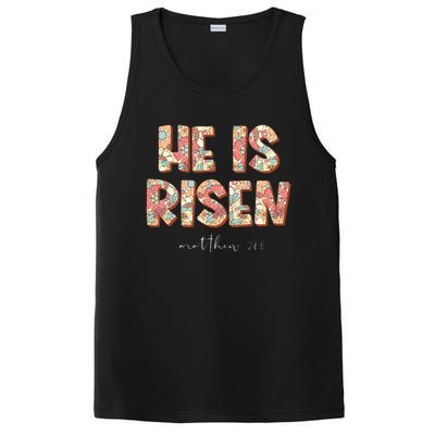 He Is Risen Easter Christian Cross PosiCharge Competitor Tank