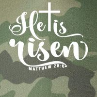 He Is Risen Matthew 28:6 Easter Cross Legacy Tie Dye Trucker Hat