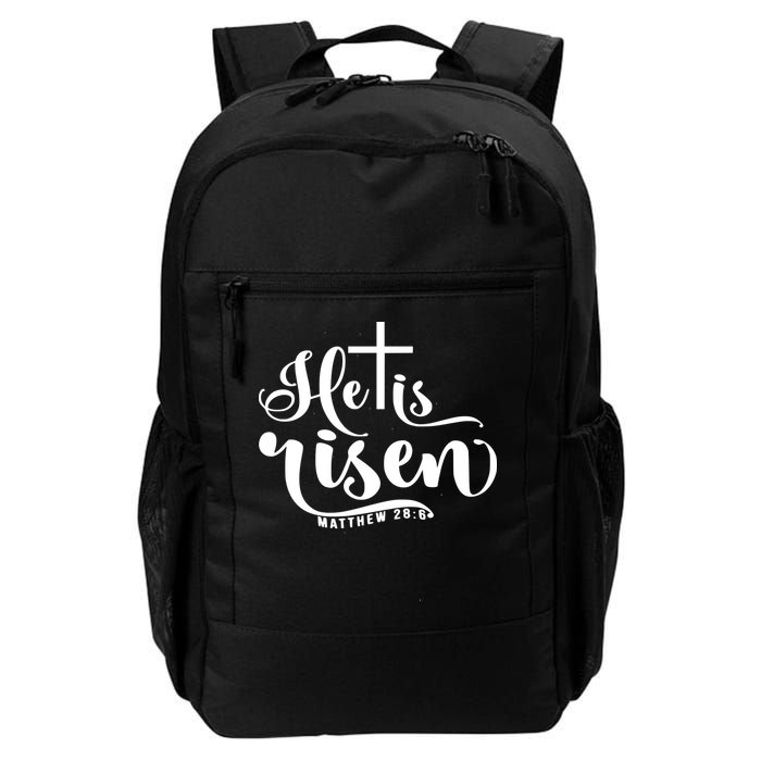 He Is Risen Matthew 28:6 Easter Cross Backpack