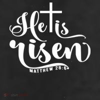 He Is Risen Matthew 28:6 Easter Cross 11oz C Handle Ceramic Mug