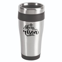He Is Risen Matthew 28:6 Easter Cross 16oz Travel Tumbler