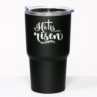 He Is Risen Matthew 28:6 Easter Cross Tumbler