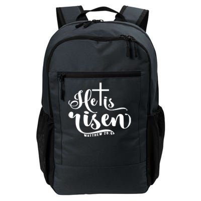 He Is Risen Matthew 28:6 Easter Cross Daily Commute Backpack