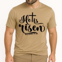 He Is Risen Matthew 28:6 Easter Cross Performance Shirt