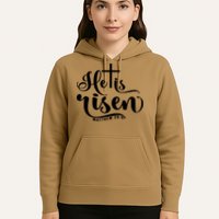 He Is Risen Matthew 28:6 Easter Cross Hoodie