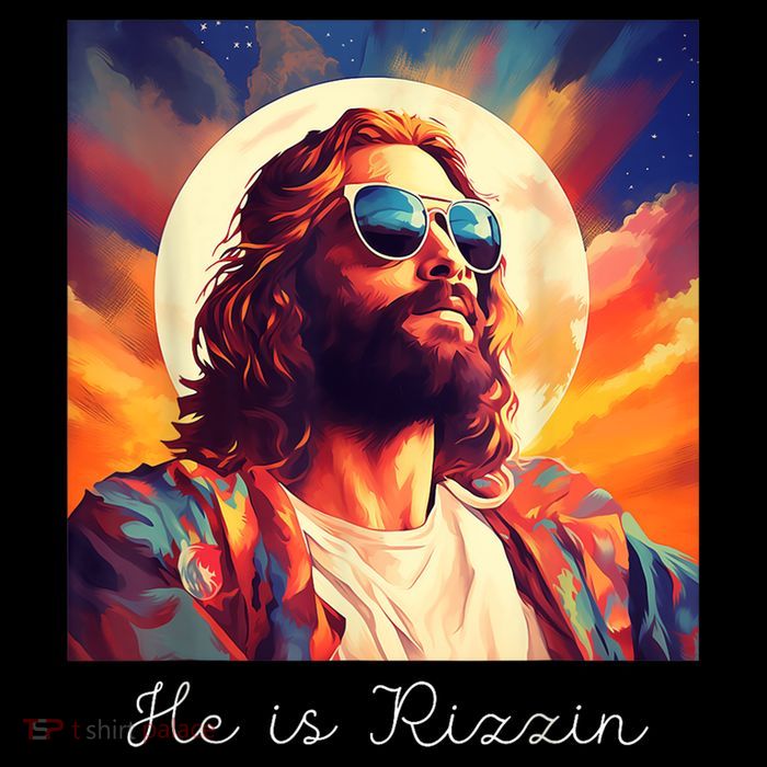 He Is Rizzin Jesus Is Rizzen Apron
