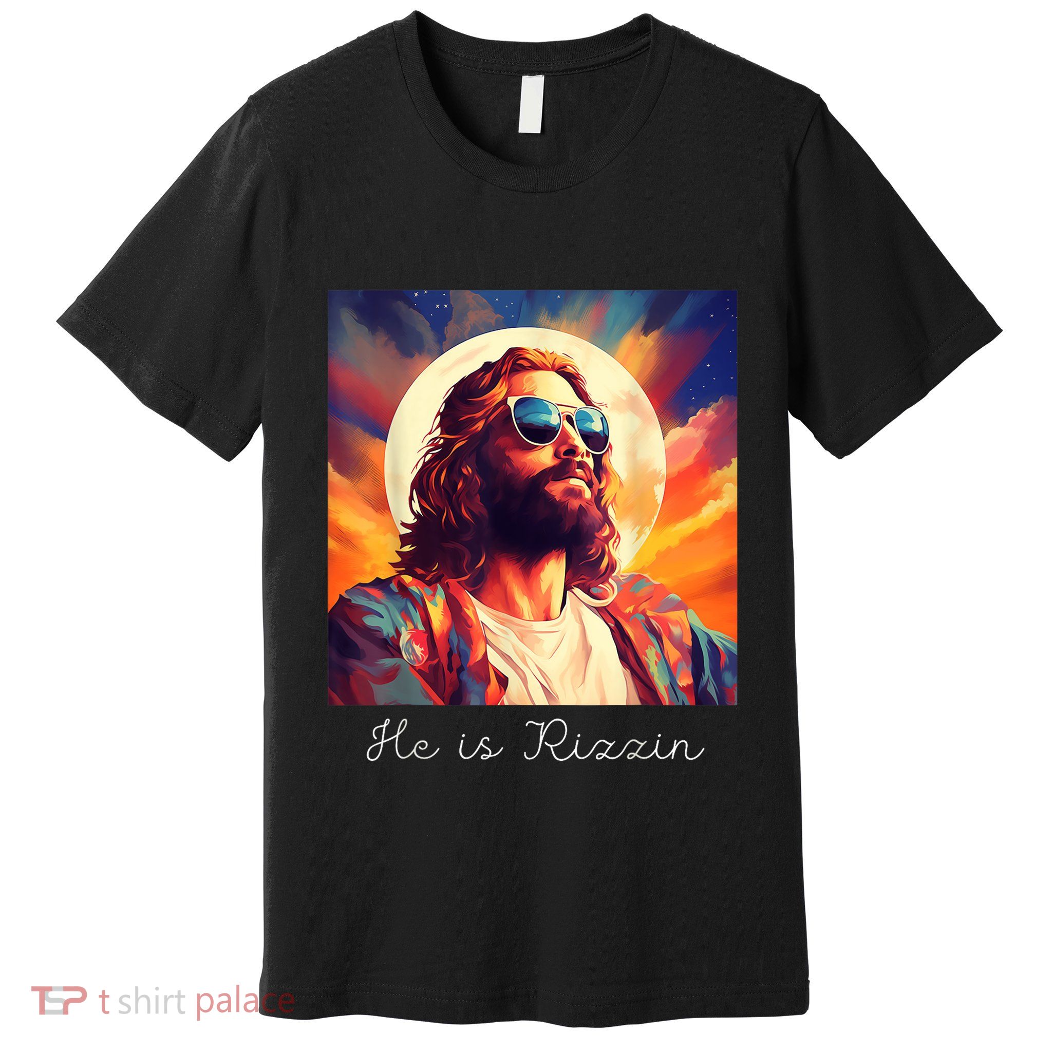 He Is Rizzin Jesus Is Rizzen Premium T-Shirt