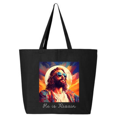 He Is Rizzin Jesus Is Rizzen 25L Jumbo Tote